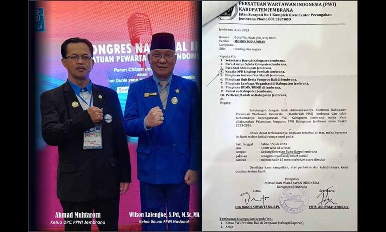 Kantor Bupati Jembrana Dijadikan Sekretariat PWI, Wilson Lalengke: Memalukan!